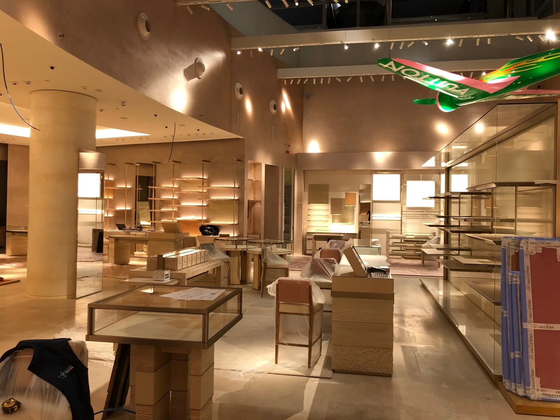 Cantiere OPERA in fase di completamento